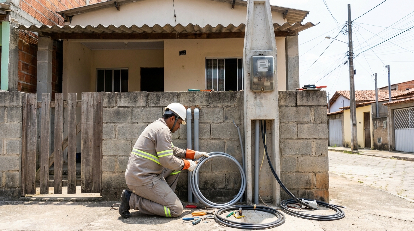 Instalação de Poste Padrão em Maceió‑AL
